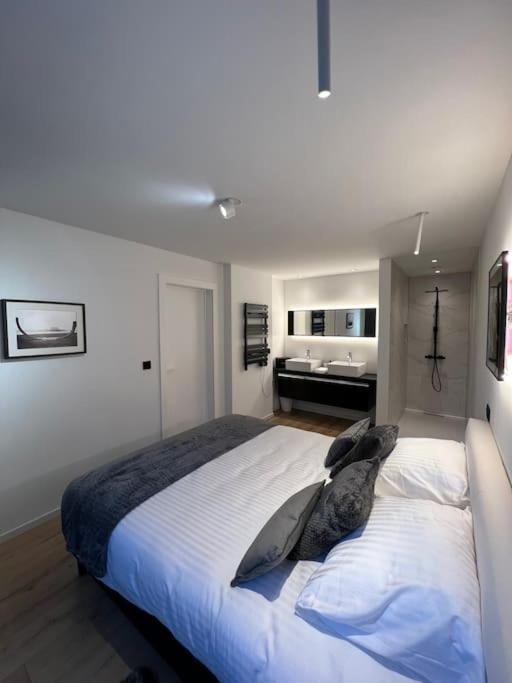 Charmant Appartement Au Look Design Монс Экстерьер фото
